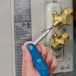 Main product image of 10-in-1, 10-Fold Folding Screwdriver/Nut Driver, Schrader Valve Core Tool