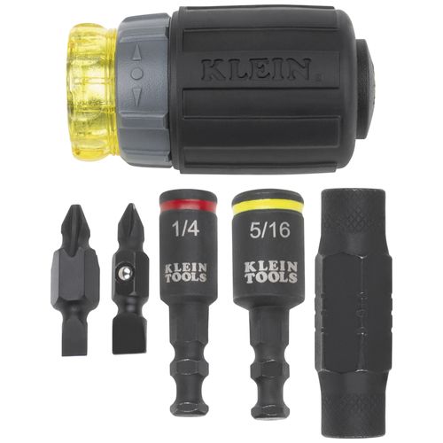 Main product image of KNECT 7-in-1 Ratcheting Impact-Rated Stubby Screwdriver/Nut Driver