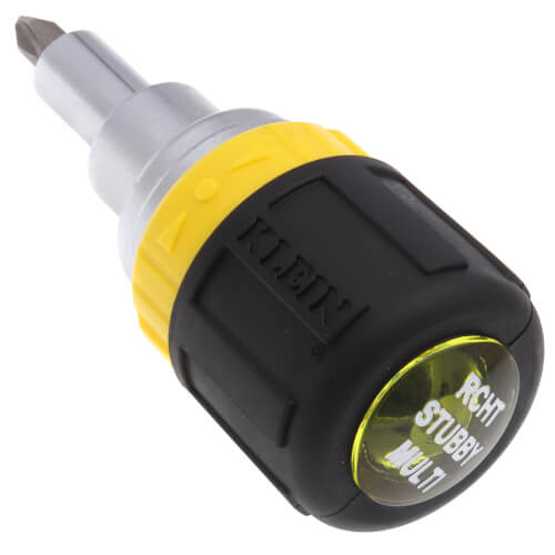 32593 Klein Tools 32593 6in1 Ratcheting Screwdriver, Stubby, Ph