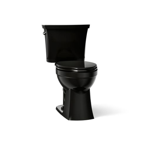 Main product image of Kelston Two-Piece Elongated Toilet, 1.28 Gpf (Black), K-32810-7