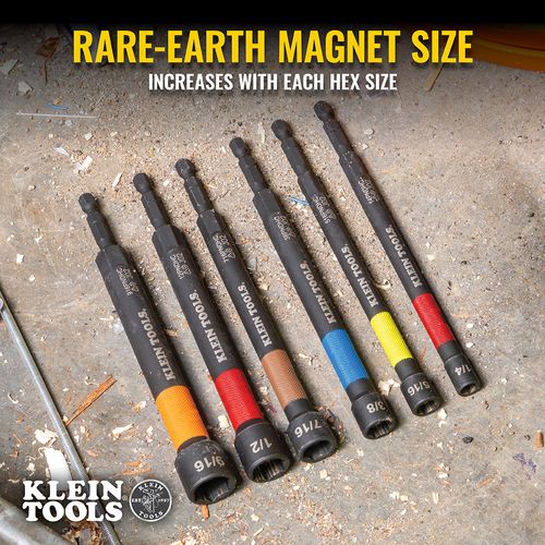 Main product image of 6-Piece Color-Coded Nut Setters Set - SAE