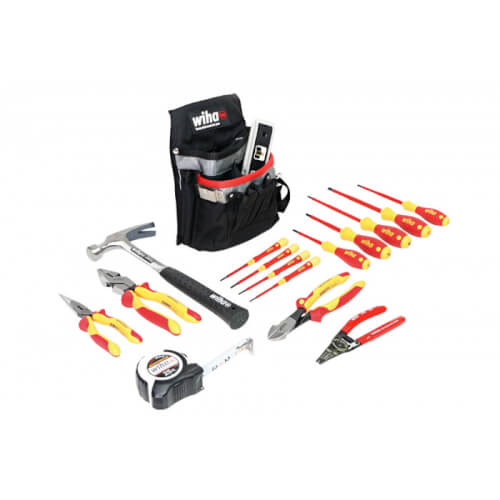 32934 Wiha 32934 16Piece Electrician's Apprentice Tool Set