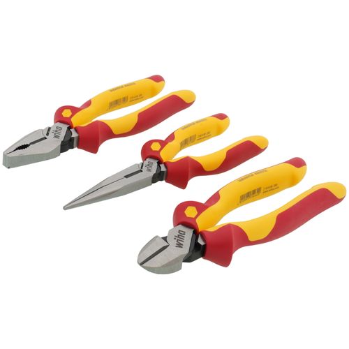 Main product image of 3-Piece Insulated Industrial Pliers-Cutters Set