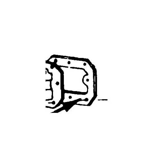 Cover plate for supply outlet, 4", 92140, 330-059-910