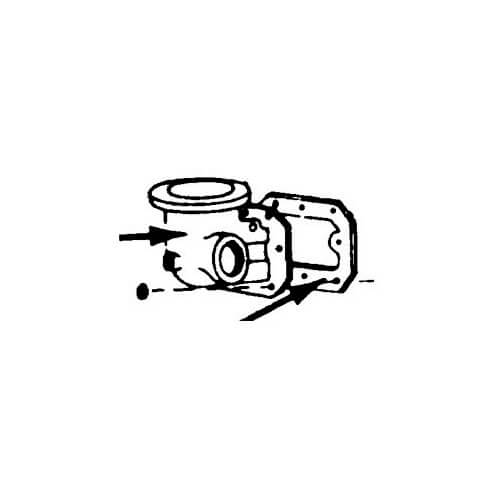 Main product image of 8" Supply elbow, water only tapped, 9248A, 330-060-300