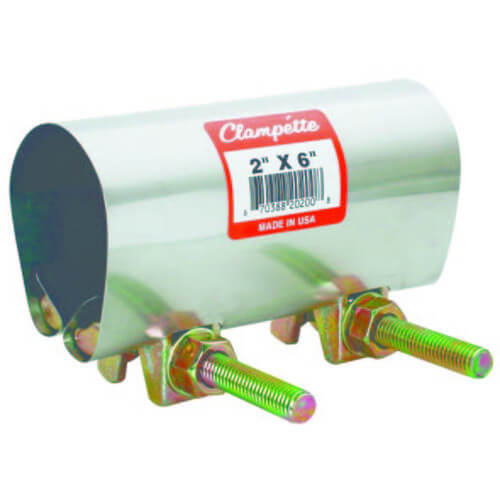 Main product image of 3/4" x 9" Stainless Steel IPS Pipe Repair Patch Clamp