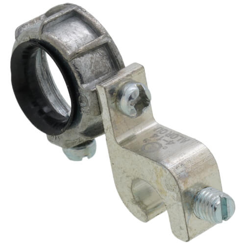 1/2" Zinc Die Cast Insulated Grounding Bushing w/ Lug