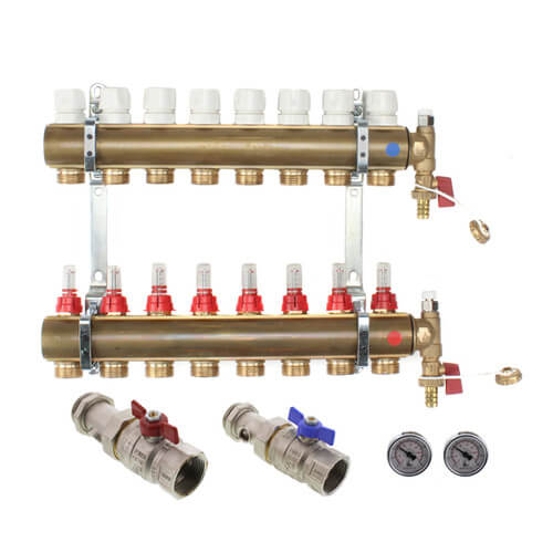 3310800 Mr. PEX 3310800 8 Loop Radiant Heat Manifold (EK25)