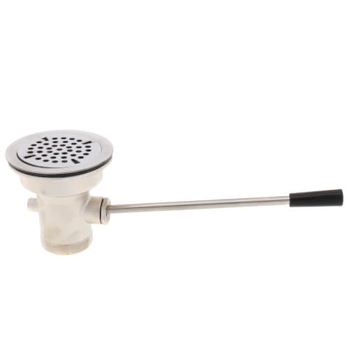 33123 Pasco 33123 2" Drain CXN Lift Handle Brass Waste Drain for