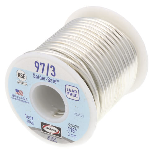 Main product image of 97/3 (Solder Safe) Lead Free Wire Solder (1 lb. Spool)