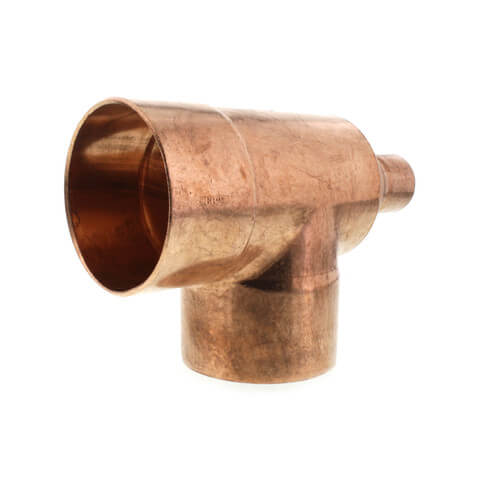 Main product image of 3" x 1-1/4" x 3" CxCxC Reducing Tee