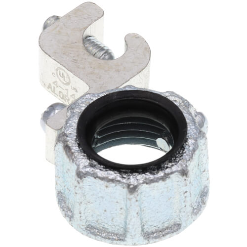 1/2" Malleable Iron Insulated Ground Bushing w/ Lug