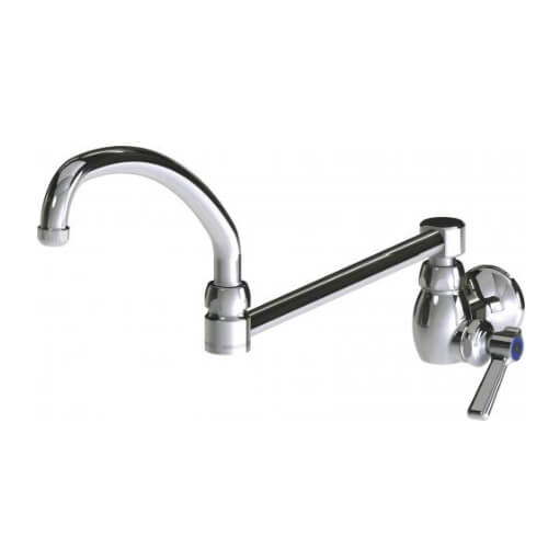 Main product image of 21-1/4" Wall-Mounted Sink Faucet, Single Hole Mount, 332-DJ21ABCP