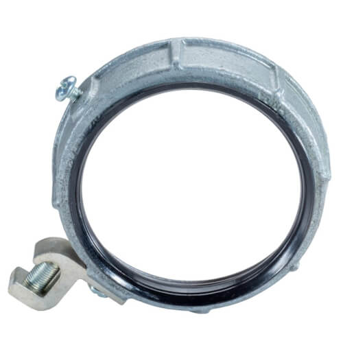 2" Solar Insulated Bonding Bushings, Malleable Iron - #14-2/0 Lug