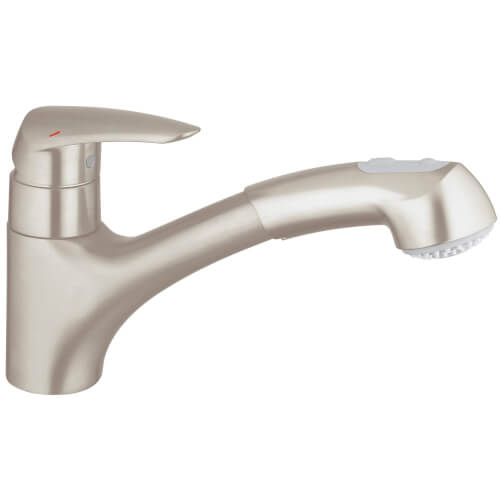 Main product image of Eurodisc Single-Handle Pull-Out Kitchen Faucet Dual Spray 1.75 GPM (SuperSteel Infinity Finish)