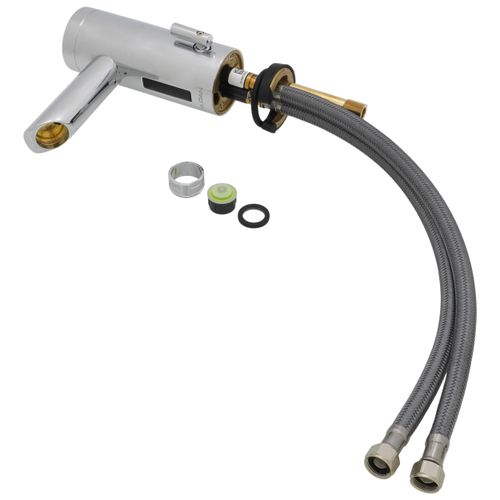 Main product image of Optima EAF-250 Battery-Powered Deck-Mounted Bathroom Faucet w/ Integrated Side Mixer (Polished Chrome)