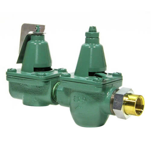 Main product image of 1/2" Cast Iron Pressure Reducing Dual Unit Valve (Press)
