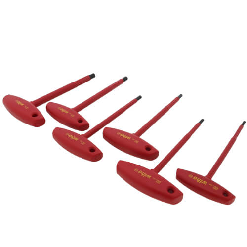 Main product image of 6-Piece Insulated T-Handle Hex Screwdriver Set (Inch)
