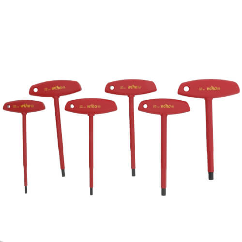 Main product image of 6-Piece Insulated T-Handle Hex Screwdriver Set (Inch)