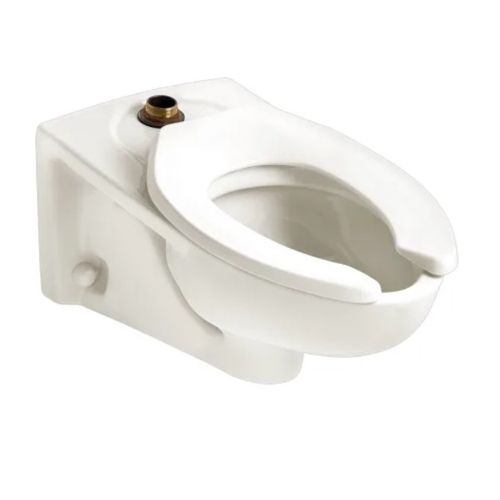 Main product image of Afwall Millennium 1.1 - 1.6 gpf (4.2 - 6.0 Lpf) Top Spud Elongated Wall-Hung EverClean Bowl w/ Bedpan Lugs (White)