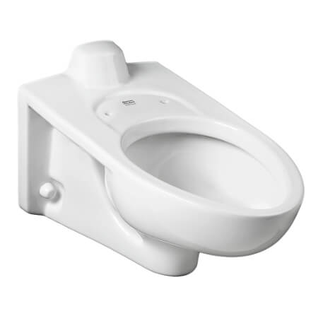 Main product image of Afwall Millennium 1.1/1.28/1.6 gpf (4.2 - 6.0 Lpf) Back Spud Elongated Wall-Hung EverClean Toilet Bowl Only (White)