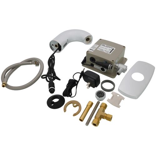 Main product image of SF-2100-4-PLG-TEE Plug Adapter Power Supply Back-Check Tee Low Body Multi-Laminar Spray Infrared Sensor 4" Trim Plate (Chrome), 3362103