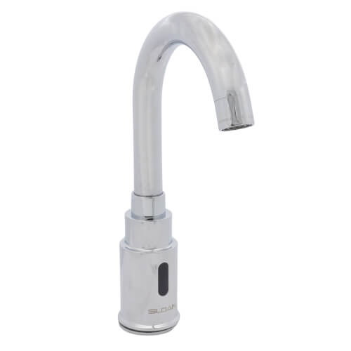Main product image of SF2250 2.2 GPM 4" Battery Operated Deck-Mounted Gooseneck Body Faucet  (Polished Chrome), 3362104