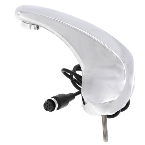 SF2350 Battery-Powered Deck-Mounted Mid Integrated Base Body Faucet (Polished Chrome)