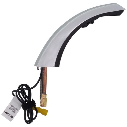 Main product image of Optima ETF-80-4-PLG-TEE Hardwired-Powered Back-Check Tee Mid Body Multi-Laminar Spray Infrared Sensor w/ 4" Trim Plate (Chrome)