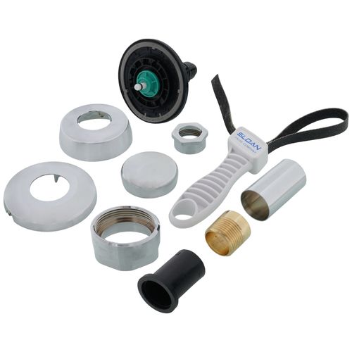 Main product image of Solis 8186-1.0 Exposed Solar-Powered Single Flush Urinal Flushometer (1.0 GPF/3.8 LPF)