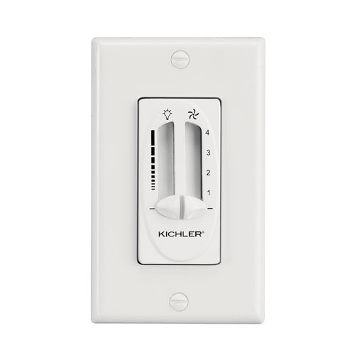 Main product image of Dual Slide Control Fan and Light (White)