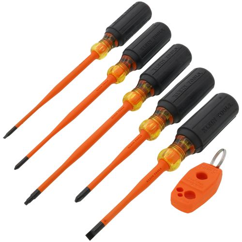 Main product image of 6 Piece 1000V Slim-Tip Insulated & Magnetizer Screwdriver Set