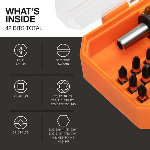 Main product image of ProFlex Impact Screwdriver Bit Set, 44 Piece