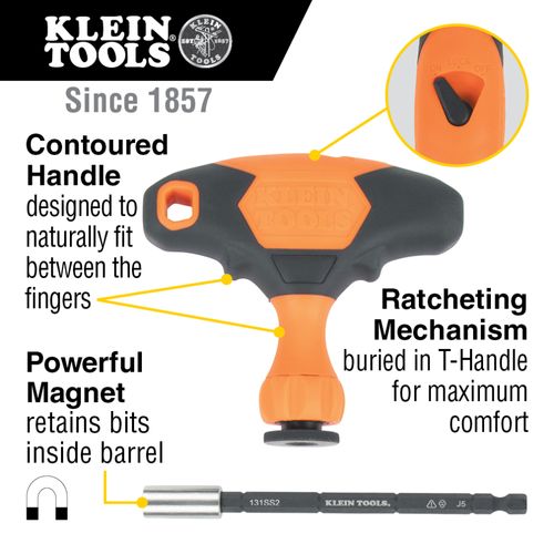 Main product image of ProFlex Impact-Rated Interchangeable Ratcheting T-Handle Set, 23 Piece