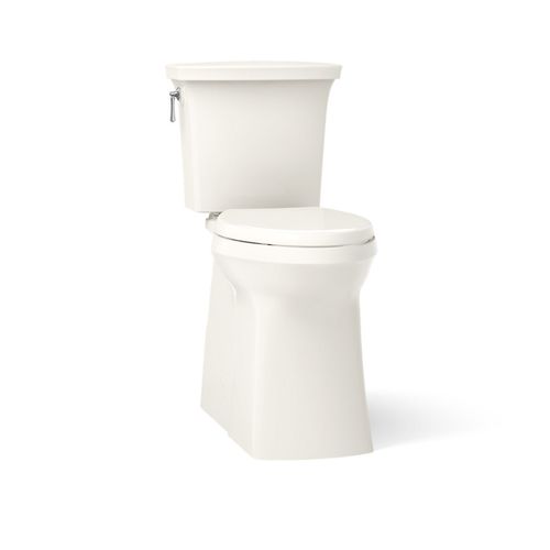 Main product image of Corbelle Tall Continuousclean Two-Piece Elongated Toilet w/ Skirted Trapway, 1.28 Gpf (Biscuit), K-33814-96