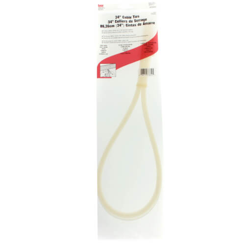 Main product image of 34" Nylon Cable Ties for 10" Diameter (bag of 6)