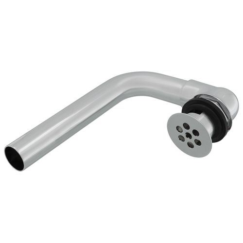 Main product image of Cast Offset Bathroom Waste with Open Grid Strainer (Chrome), 33T290