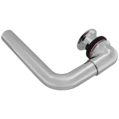 Main product image of Cast Offset Bathroom Waste with Open Grid Strainer (Chrome), 33T290