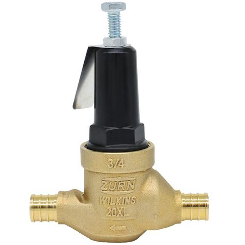 Main product image of 3/4" 20XL Pressure Reducing Valve w/ Integral Male Crimp PEX Barb Connections (LF)