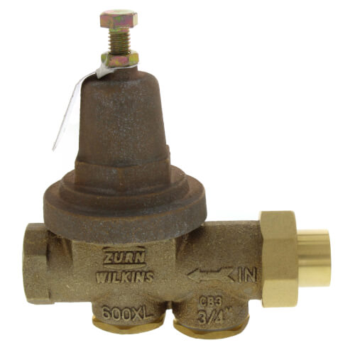 Main product image of 3/4" Lead Free Female Copper Sweat Union x FNPT Pressure Reducing Valve