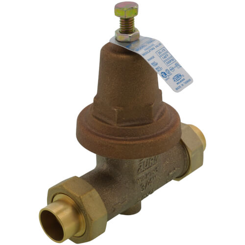 Main product image of 3/4" Union Sweat x Union Sweat Double Union Pressure Reducing Valve, Lead Free