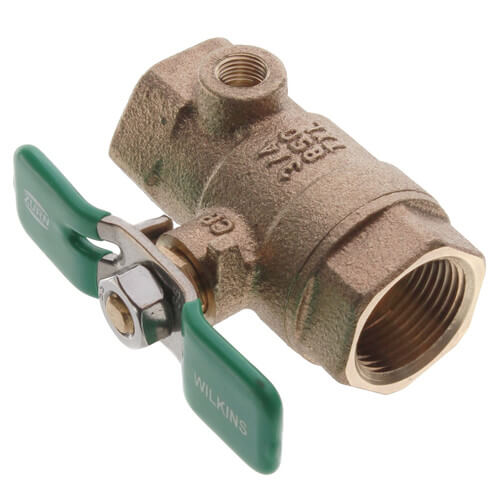 Main product image of 3/4" Tapped FNPT Full Port Ball Valve (Lead Free)