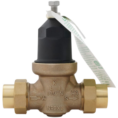 Main product image of 3/4" Lead Free Water Pressure Reducing Valve w/ Integral By-Pass Check Valve & Strainer
