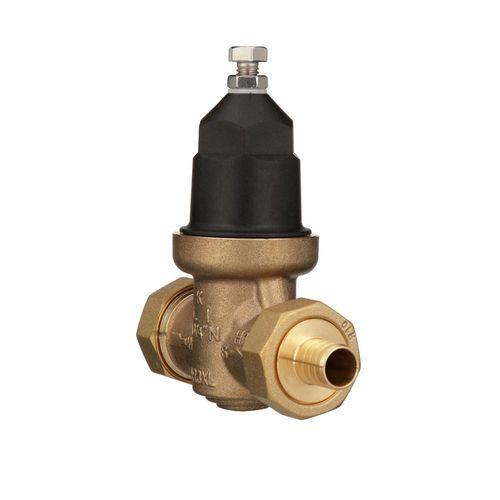 Main product image of 3/4" Water Pressure Reducing Valve (Union FNPT) w/ Male Barbed Connection Tailpieces for PEX