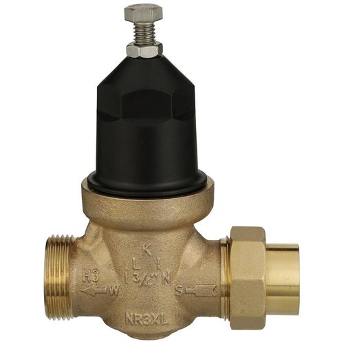 Main product image of 3/4" Lead Free FNPT Pressure Reducing Valve, Tapped & Plugged for Gauge
