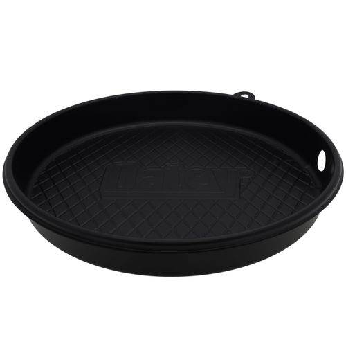 Main product image of 18"  Bulk Plastic Water Heater Pan w/ 1" PVC Fitting