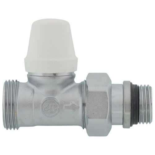 Main product image of Straight Isolation & Balancing Valve for Towel Warmer Style Radiators