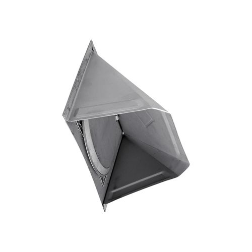 Main product image of 4" Paint-Grade Steel Wall Exhaust Hood Vent w/ Damper & 1/4" Wire Mesh Screen, Flush Mount (26-Gauge)