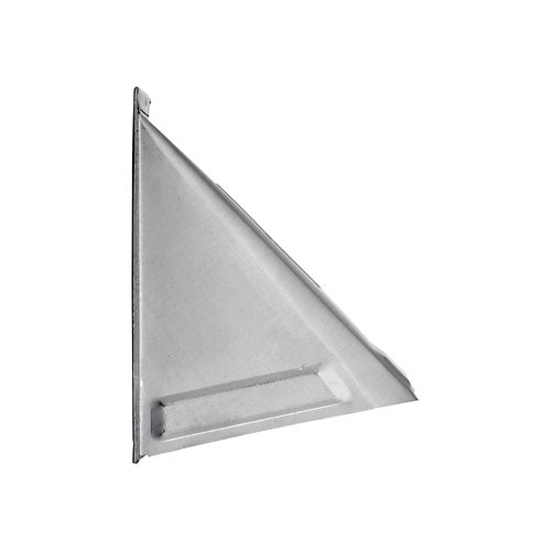 Main product image of 4" Paint-Grade Steel Wall Exhaust Hood Vent w/ Damper & 1/4" Wire Mesh Screen, Flush Mount (26-Gauge)