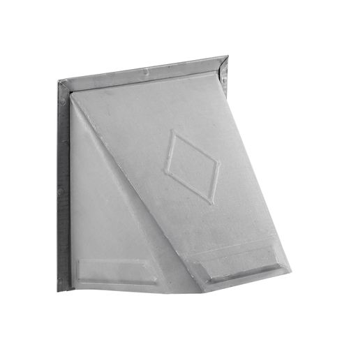 Main product image of 4" Paint-Grade Steel Wall Exhaust Hood Vent w/ Damper, Flush Mount (26-Gauge)